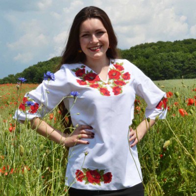 Embroidered blouse "Rich"